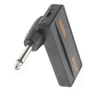 Dilwe Plug Amp, Amplificateur de Casque de Guitare électrique avec Effet de Distorsion, Batterie Rechargeable 8 Heures de Lecture, Conception Portable pour Guitaristes Musiciens