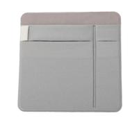 Dilwe Pochette Adhésive pour Ordinateur Portable, Support pour Disque Dur avec 3 Emplacements pour SSD Externe, Câbles USB