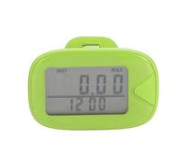 Dilwe Podomètre Marche, Compteur de Pas, ABS, Mémoire 7 Jours, 210 MAh, for la Marche Quotidienne (Green)