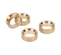 Dilwe Poids de Roue à Anneaux Intérieurs en Laiton, Remplacement Spécialement Conçu pour la Voiture sur Chenilles Scx30 1/30 Rc, avec Anneaux Beadlock de qualité Supérieure pour des