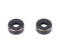 Dilwe Poids D'essieu Arrière RC, 2 Contrepoids de Différentiel en Laiton, Pièce de Rechange pour Modèle Réduit RC SCX30 à L'échelle 1/30