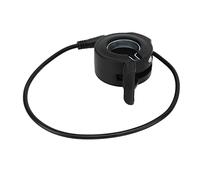 Dilwe Poignée D'accélérateur au Pouce pour Trottinette électrique, Antidérapante et étanche, avec Levier de Pouce élargi, pour le Remplacement du Régulateur de Vitesse