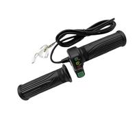 Dilwe Poignée d'Accélérateur pour Mini Vélo, Accélérateur à Torsion Complète en Plastique pour Vélo de Montagne électrique avec Accélération en Douceur pour l'assemblage de Dirtbike (48V)