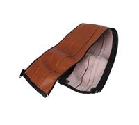 Dilwe Poignée de poussette, cuir PU, installation facile, ajustement universel, absorbant la transpiration pour guidon de poussette