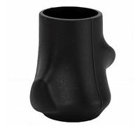 Dilwe Poignée de Raquette de Tennis, Aide à L'entraînement de Correcteur de Poignée de Raquette de Tennis Antidérapante en Silicone pour Une Pratique de Swing de Position Appropri (Black)