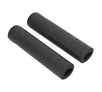 Dilwe Poignées de Guidon en Mousse, Poignées de Guidon Légères en Silicone avec Résistance aux Chocs et à la Sueur, pour VTT, Cyclisme sur Route, Pignon Fixe (1 Paire Noire)