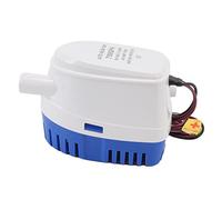 Dilwe Pompe de Cale Automatique, Pompe Submersible Multifonctionnelle Compacte avec Interrupteur à Flotteur pour Bateaux, Aquariums, Piscines de Plongée, Matière Plastique 143.5x107mm (24V)