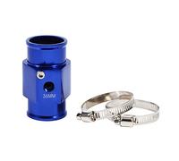 Dilwe Radiator Hose Adapter, 36mm Inline, 1/8 NPT Sensor Port | Surveillance de la température du liquide de refroidissement, installation du capteur de tuyau, aluminium anodisé avec