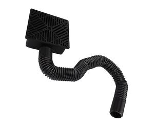 Dilwe Rallonge de Tuyau de Descente de Puisard Flexible en PVC à Profil Bas pour Une Gestion Efficace de l'eau de Pluie dans Les Cours et Les Garages