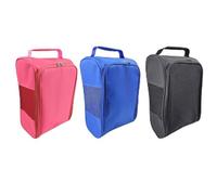 Dilwe Rangement de Chaussures en Tissu Oxford Respirant, Organisateur de Baskets avec Fermeture éclair Double, Sac de Chaussures de pour Extérieur Les Types de Conservation (Blue)