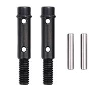Dilwe RC Arbre D'entraînement, 2 PCS Alliage RC Tronc Portail Arrière Stub Essieu Arbres de Transmission Compatible avec VP F10 1/10 Échelle Modèle