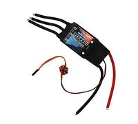 Dilwe RC Brushless ESC, Brushless ESC Bidirectionnel 100A 2-6S Bec 3A 5V Contrôleur de Vitesse électrique pour Hélice de Bateau de Voiture RC