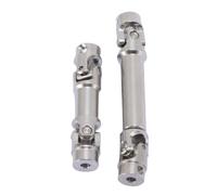 Dilwe RC Car Driveshaft AFT RC Trave DE VÉHICULE DE VÉHICULE DE DE VÉHICULAGE Replace d'acier INOXDUBLE 45,5 Mm 29 Mm Longueur Fixage pour Les Voitures à l'échelle 1/18 avec Transmission (Silver)