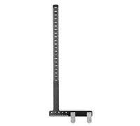 Dilwe Règle d'arc, Outil de Mesure de Tir à l'arc en Alliage D'aluminium pour Un Positionnement Précis du Point D'encoche, avec des Marques Claires pour Arc Classique et Arc à Poulies (Black)
