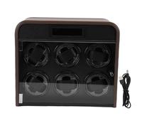 Dilwe Remontoir de Montre Silencieux à 6 Emplacements, écran Tactile avec Lumière LED Contrôlée par Smartphone pour Montres Automatiques et Mécaniques