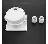 Dilwe Remplacement de la Boîte de Jonction sous-Marine - Accessoires D'éclairage sous-Marin en Plastique Durable pour Piscines - Installation Facile - Sûr et Solide