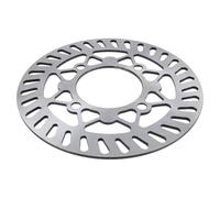 Dilwe Rotor de Frein Avant, Rotor de Disque de Frein ondulé de 200 Mm, de Disque d'étrier de Avant avec 4 Boulons en Métal Haute Résistance pour Moto Dirt Pit Bike 50 à 200 (220MM)