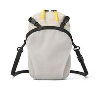 Dilwe Sac à Bandoulière Léger D'extérieur de 1,2 L, Sac à Bandoulière en Nylon Résistant aux éclaboussures avec Sangle Réglable pour les Déplacements et la Randonnée (gris clair)