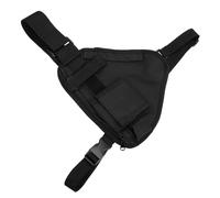 Dilwe Sac à Coffre Talkie Walkie Portable, 600D Batterie de Secours en Tissu Oxford, Support de Stockage de Téléphone avec Sangle Réglable pour la Chasse, Sites de Construction