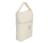 Dilwe Sac à Couches en Coton Portatif, Pochette D'organisation, Sac de Poussette Réutilisable Résistant aux Déchirures pour Nouveau-nés