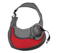 Dilwe Sac à Dos de Transport pour Chien, Sac de Transport pour Animaux de Compagnie en Tissu Oxford en Maille Respirante avec Sangle Réglable et Crochet Intérieur, (Petite Taille 1,46 X 9,06 Pouces)