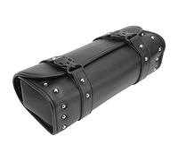 Dilwe Sac à Outils de Moto Sac de Fourche en Cuir PU 12 X 9 X 29,5 Cm Organisateur d'Outils à Montage Avant ou Arrière avec Fermeture à Boucle pour Les Déplacements Quotidiens en Moto