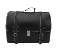Dilwe Sac Arrière de Moto en Cuir PU et ABS, Sac de Coffre de L, Résistant à l'eau, Rangement Verrouillable à Dégagement Rapide pour Scooters, Véhicules électriques (#1)