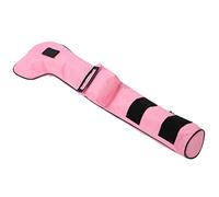 Dilwe Sac de Club de en Nylon, Portable et Pliable pour Enfants avec Conception Multifonction étanche, Peut Contenir 3 Clubs pour L'entraînement en Plein Air (Pink)