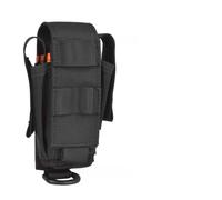 Dilwe Sac de Rangement pour Outils en Nylon, Petit Organisateur Multifonction Portable Léger avec Boucle à Crochet et Boucle, pour Couteau à Crayons, Lampe de Poche, Randonnée, Camping (Black)