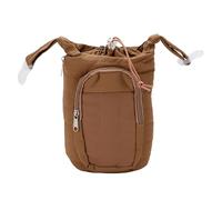Dilwe Sac de Transport de Bouteille d'eau, Bandoulière pour 18-64oz avec Sangle Réglable, Porte-Bouteille d'eau matelassé pour Les Femmes de Voyage de Salle de Sport (Bronzage Clair)