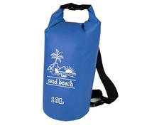 Dilwe Sac étanche et Imperméable, Sac de Plage Grande capacité en PVC épais et étanche avec Bretelles Réglables, Idéal pour la Natation, Le Surf, Les Voyages et la randonnée. (Bleu Marine)