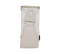 Dilwe Sangle de Guitare, Nylon à Dégagement Rapide de 50 Mm avec Connecteurs Métalliques pour Basse électrique Acoustique, capacité de Charge Robuste de 110 Lb (WHITE)