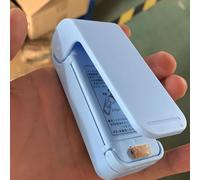 Dilwe Scelleuse de Sacs Portable, Machine de Thermoscellage Compacte pour Emballage d'aliments et de Collations, Conception Manuelle pour une Utilisation et un Stockage Faciles, Idéale pour les