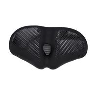 Dilwe Selle de Vélo Confortable, Design Large et Creux avec Mousse à Mémoire de Forme et Double Absorption des Chocs, Selle de Vélo Antidérapante en Cuir PU avec Feu Arrière, pour