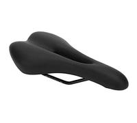 Dilwe Selle de Vélo, Siège de Vélo Creux Confortable pour Vélos de Montagne et de Route avec Double Amorti D'absorption des Chocs pour Hommes et Femmes (Black)
