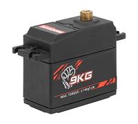 Dilwe Servo Numérique à Engrenages Métalliques S0900M 10 Kg, Haute efficacité et Faible Bruit, avec 5 Bras de Servo, pour Avion à Voilure Fixe de Voiture à Grande Vitesse 1:8 1:10