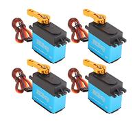 Dilwe Servo Numérique étanche 30 Kg, Couple élevé 32 Kg. Cm, Coque en Aluminium CNC, Servo à Engrenages Métalliques, avec Bras en Plastique Métallique, pour Avion de Bateau de