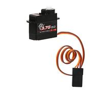 Dilwe Servo Numérique RC, Servomoteur à Engrenages en Plastique 3,7 G, Contrôle Numérique sans Noyau, Angle de 180 Degrés à Faible Bruit avec Bras Servo pour Hélicoptère de Voiture Avion 1 24 RC