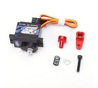 Dilwe Servo RC, Servo Numérique de Remplacement à Engrenages Métalliques et Bras en Alliage D'aluminium 20T pour GROM 1/18