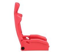 Dilwe Siège de Conduite simulé pour Voiture RC, Accessoires Intérieurs en Plastique pour SCX10 à L'échelle 1/10 (Rouge)