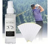 Dilwe Solvant pour Grip de Golf, Solution de Pulvérisation Non Toxique et Ininflammable de 120 ML avec 15 Bandes de Papier pour Le Regrippage du Club