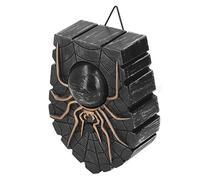 Dilwe Sonnette D'araignée Mobile à Un œil, avec Horloge de Décoration de Fenêtre d'halloween Légère et Effrayante