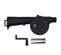 Dilwe Souffleur D'Air pour Barbecue, Allume-feu Rapide, Souffleur Manuel Portatif à Manivelle pour le Camping, Pique-nique, Barbecue, Gril à Charbon et Poêle, Accessoires de Cuisine en