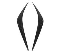 Dilwe Sourcils de Phare ABS Garniture de Paupière de Phare Avant 2 Pièces Style de Bouclier Anti-poussière Facile à Coller pour Cross XP210 2023 2024 Conducteurs Recherchant une Mise à Niveau (fibre
