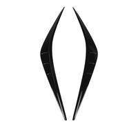 Dilwe Sourcils de Phare ABS Garniture de Paupière de Phare Avant 2 Pièces Style de Bouclier Anti-poussière Facile à Coller pour Cross XP210 2023 2024 Conducteurs Recherchant une Mise à Niveau (noir