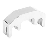 Dilwe Sourdine pour Violon, Silencieux en Métal pour la Pratique, Réducteur de Son Portable au Design Simple et élégant, pour Violon 1/2 et 4/4 (SILVER)