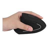 Dilwe Souris Optique Verticale sans Fil, 800/1200/1600 dpi Réglable 6 Boutons Programmables Souris de Jeu Ergonomique pour Main Gauche pour PC Ordinateur Portable