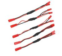 Dilwe Splitter de la Bougie JST, 5pcs JST Femme to Male Y Câble Câble Fil 15.5 Cm Rallonge pour Mini ESC 030 050 180 Motors