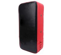 Dilwe Strike Shield, Coussin de Frappe de Boxe avec Housse en Cuir PU Résistant aux Chocs et Rembourrage en Mousse Haute densité, pour L'entraînement des Arts Martiaux et la Pratique (Noir Rouge)