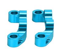 Dilwe Support de Bras de Suspension Supérieur en Métal RC, Pièces de Mise à Niveau en Alliage D'aluminium pour Voiture TT02 1/10 RC, avec Une Taille Précise pour des Performances (Blue)